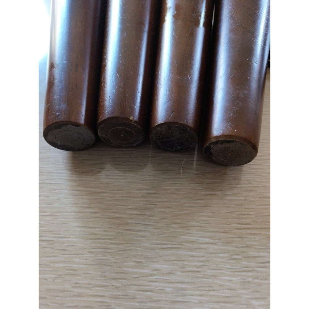 Set of 4 Furniture Legs (Typically for Couch) 8 in Tall Mid Century Modern Style - Picture 2 of 4